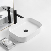 DH-0027 도기볼세면기 탑볼세면기-BT세면대 세면기 세면볼 도기볼, CH 엔틱블랙 유리볼 자동폽업, I트랩(바닥배수)