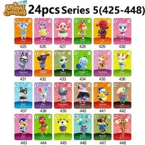 닌텐도 호환 NS 스위치 애니멀 크로싱 뉴 호리즌 시리즈 5 아미보 카드 게임 리프 ACNH Amxxbo 사샤 48 개, 02 24 425-448 standard