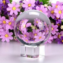 NSH415629수정구 9cm 유리구슬 수정볼 사진촬영 인테리어, 본상품