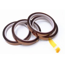 PCB 기판 노랑 내열 마스킹 작업용 캡톤테이프 5mm 10mm, 1개