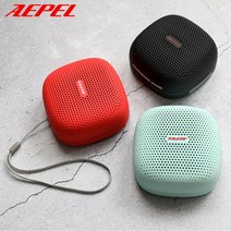 AEPEL FR-10BT 미니 블루투스 스피커 소형 앰프 오디오 휴대용 생활 방수 SD카드 TWS기능 MP3 에펠, 블랙