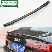 아우디 A6 C7 ABS 리어 트렁크 스포일러 윙 4도어 세단 2012 2013 2014 2015 2016 2017, [03] Carbon fiber pattern