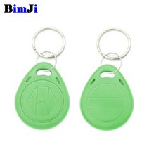 50pcs em4305 t5577 빈 키 태그 rfid 칩 링 카드 태그 keytag 125 khz 복사 재기록 가능 쓰기 가능 재 작성 중복 125khz, 짙은 녹색