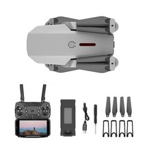 수중드론 수상 드론 새로운 2022 e88pro rc 드론 4k professinal 1080p 광각 hd 카메라 접이식 rc 헬리콥터 wifi fpv 높이 홀드 선물 장난감, 회색 듀얼 카메라