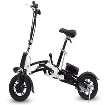 접이식자전거 여성자전거 클래식 초경량 미니벨로 미니 접이식 전기 자전거 12 인치 1 초 폴딩 파워 지, 06 THREE