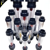 유량계 조절 플라스틱 튜브 로터 LZS-15/25/32/40/50/65 플로트 액체 유량계, 20 DN65 8-40m3 H