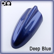 슈퍼 샤크 지느러미 안테나 특수 자동차 라디오 기아 스토닉용 3M 접착제 포함, 16 Deep Blue