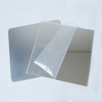 붙이는 아크릴 안전거울 정사각형 15X15cm 20X20cm 30X30cm, 둥근사각반사20X20cm