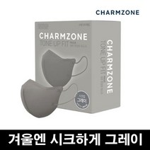 참존 톤업핏 마스크 시크업 그레이 중형, 50개입, 1개, 시크업그레이