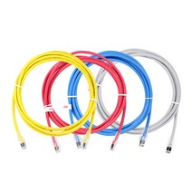 LS전선 CAT.6 UTP 제작 랜케이블 9m/MBF-LS6009G/패치코드/기가비트 인터넷선/250MHz 대역폭/99.9프로 구리(동)선 사용/AWG24 규격의 단심 구조, 그레이(9M)
