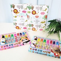 어린이집 생일선물 답례품 스탬프사인펜+포장+스티커 어린이집선물/어린이집 답례품/어린이집 어린이날선물/유치원답례품/구디백/유치원 생일선물, 핑크, 1개