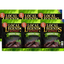 호주 Local Legends Biltong Orignal 로컬레전드 Biltong Orignal 45g 6팩, 6개