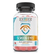 주뉴트리션 스크린 아이즈 블루 라이트 포뮬러 트로피컬 베리 비건 구미 글루텐 프리, 60개입, 5개