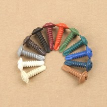 철판용 컬러직결피스 (8x16mm) 500개입/봉, 청색 500개 1봉