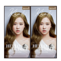 [무료배송]미쟝센 올뉴 헬로버블 염색약 12종, 7K애쉬카키브라운, 2개