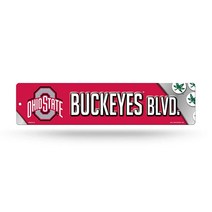 NCAA Rico Industries 40.6씨엠 CM(16인치) 플라스틱 거리 표지판 장식 캘리포니아 골든 베어, Ohio State Buckeyes, Alternate