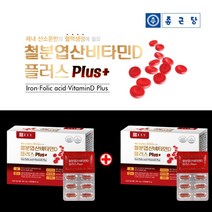 종근당철분제 생리중빈혈 갑자기 어지러울때 어지러움증 머리아플때 철분효능 여성 에 좋은 헤모글로빈 미오글로빈 철 철분제 엽산 비타민D 어지러울때 어지러움 먹는 프리미엄 기능 영양제, 1+1(4개월분), 4개