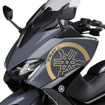 LINE CUT 야마하 TMAX 티맥스560 2020-2021 프론트 데칼 스티커 TM-02, 흰색반사