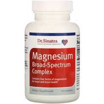 Dr. Sinatra 닥터 시나트라 Magnesium Broad-Spectrum Complex 120 Capsules 마그네슘 Broad-스펙트럼 컴플렉스 120 정 Magnesi, 5개
