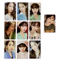 아이돌 IU 스트로베리 문 포토카드 이지 에운 엽서 팬을 위한 로모 카드 수집품 기념품 앨범 10 개/세트, [01] OSS22417MC