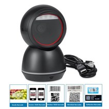 바코드스캐너데스크탑 바코드 스캐너 2D 자동 감지 데이터 매트릭스 리더 슈퍼마켓 usb 1D QR, [01] 빨간