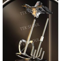 시멘트믹서기 콘크리트믹서기 휴대용 교반기 믹싱드릴 액상 퍼티 미장 배합, 업그레이드블랙 (3980w) S봉