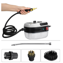 핸디 스팀 청소기 2500w 110v 220v 에어컨 용 고압 온도 물 탱크가 주방 후드 자동차, 하얀, 영국
