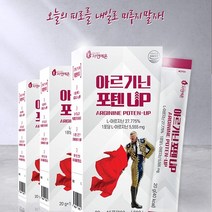 오늘의 피로를 내일로 미루지 말자 피로회복 아르기닌 포텐 UP 20g x 15포