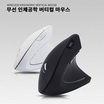 인체공학 편안한 손목 무선 마우스 업무 입체 버티컬, 화이트