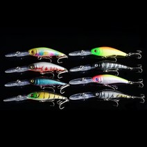 +싱킹미노우 10cm 9.2g+ 슬로우싱킹 롱빌미노우 루어낚시 베스, 색상랜덤