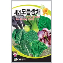 모둠 쌈채 씨앗 채소 상추 야채 종자 씨 모듬 3g