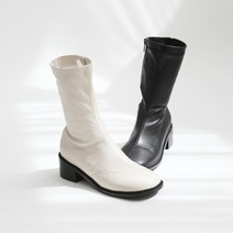 225-270 둥근코 스판 앵클부츠 5cm 통굽 삭스부츠