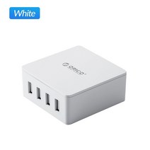 고속 충전기 무선 ORICO 데스크탑 USB 충전기 시리즈 멀티 포트 도크 아이폰 삼성 샤오미 화웨이 홈 오피, 06 DHA 4U White_01 EU Plug