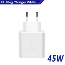 오리지널 삼성 호환 Pd 충전기 45w 자동차gador 초고속 갤럭시 S22 울트라 5g Fe 노트 10 + 탭 S8 M52, 02 EU White_01 only 45w 충전r