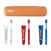오스템 여행 휴대용 양치키트(뷰센 치약 40g 1개 + 뷰센 더블와이드 칫솔 1개), 뷰센 여행용 양치키트 (S/레드칫솔)