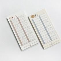 [볼터치들] OMR 카드 떡메모지 오지선다 2color (100g), 봉달(스카이옐로우)