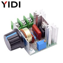 2000w scr 사이리스터 전자 전원 전압 조정기 조광기 모터 속도 컨트롤러 조정 가능한 전압 안정기 220 v 모듈