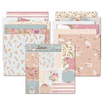 KSCRAFT백조 스크랩북 종이 접기 아트 배경 카드 12 장 DIY 공예, 한개옵션0