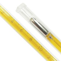 태광계기계측 표준 유리 수은 온도계 -50~0도 0.1도단위 400mm, 1개