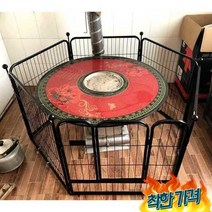 난로 철망 펜스 안전 가드 히터 화목보일러 -, 블랙 가로60x높이60cmx4개