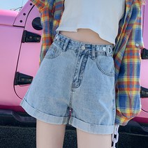 대박걸 RD_Z1345 하이웨이스트 데님 여성 청반바지