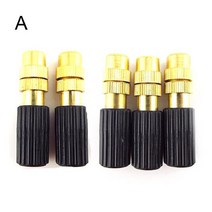 스프링쿨러설치 마이크로 드립 관개 6mm 스크류 미스팅 황동 노즐 스프레이 스프링클러 헤드 47mm 바브 티, 01 5pcs