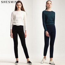 [쉬즈미스.] [무료배송][쉬즈미스] 매직핏 베이직 밴딩 컬러 팬츠