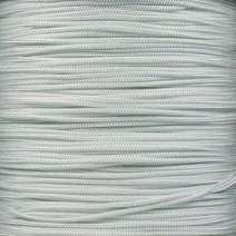 PARACORD PLANET 인장 강도 파라코드 코드 공예 비즈 등에 로프 월넛 피트 [미국 직배송], White