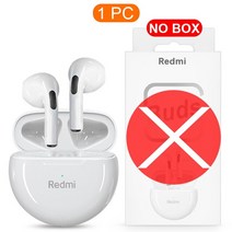 Xiaomi 새로운 tws 이어폰 무선 블루투스 5.0 헤드폰 스포츠 헤드셋 마이크가있는 모든 스마트 폰용 터치 컨트롤 hd 이어 버드, 1pc 패키지 상자 없음