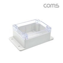 정직한몰/ Coms DIY 다용도 플라스틱 생활방수 엔클로저 하드 케이스 충격방지 투명 11.5x9x5.5 cm 시제품 샘플 보관 및 테스트 간편 조립 PCB, 상세내용표시