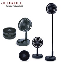 제크롤 BLDC 강력모터 접이식 무선 휴대용 미니 소형 선풍기 JK-F720W F720N 탁상용 스탠드, 네이비, JK-F720n