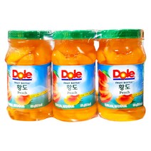 Dole 후룻바틀 황도 666g X 3개입 아이스박스 포장, 1세트