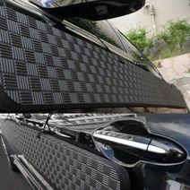 테슬라문콕방지도어가드 필수품, 운전석 1세트(2P), 블랙 Black