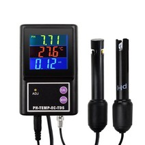 LCD 멀티 파라미터 전극 블루투스 풀 식수 수족관 모니터 온라인 PH TDS EC 온도계, 03 AU Plug Set